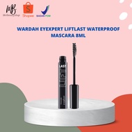 Wardah EyeXpert Liftlast Waterproof Mascara 8ml Curls in 5 Seconds, Long Lasting 12 Hours