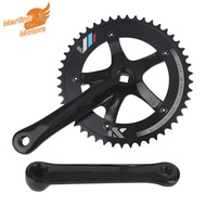 ❗❗48T 166mm Single Speed Crankset Fixed Gear Square Taper Alumniun Alloy Sprocket Fixed Sprocket Cra