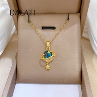 DALATI Starry Sky Galaxy Titanium Steel Necklace