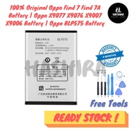 100% Original Oppo Find 7 Find 7A Battery  Oppo X9077 X9076 X9007 X9006 Battery  Oppo BLP575 Battery