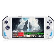 AOKZOE A1 Pro [CPU AMD R7 7840U-32GB+1TB] 8 Inches PC Win 11 OS Mini Handheld Video Game console lap