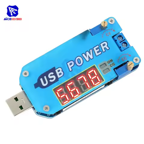 15W Adjustable DC-DC CC CV USB 5V to 3.3V 9V 12V 24V 30V Step Up/Down Power Supply Boost Buck Conver