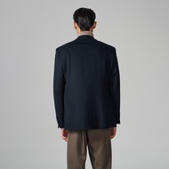 [Fleece Stretchy] HLA/Hailan's Home Suit 2022 Autumn Winter Flat Collar Brooch Embellishment Suit Ja