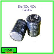 Elko Cabutan 100u 100uf 400v 450v Elco Copotan ORI Original