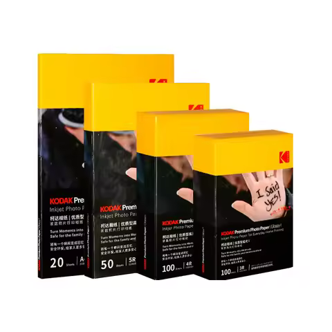 Original Premium Kodak High Gloss Photo Paper 3R/4R/5RA4 Printer Color Photo Paper Inkjet Printing 5