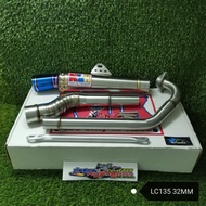 NLK RACING OPEN EXHAUST 32MM YAMAHA LC135 4S TAPER ORIGINAL THAILAND