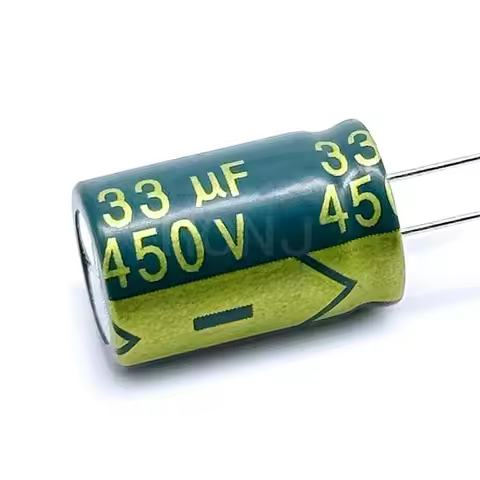 5-10PCS 450V33UF Aluminum Electrolytic Capacitor Original Low Esr/impedance High Frequency Size 13*2