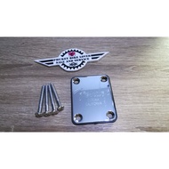 Guitar Repair Electric Neck Plate Telecaster Joint BOARD 4 Screws fender Silver Ne
