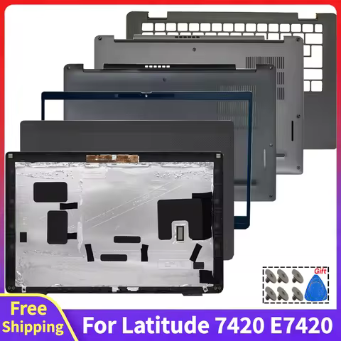 Replace Case For Latitude 7420 E7420 L7420 New Laptop Rear Lid Top Case Front Bezel Palmrest Bottom 