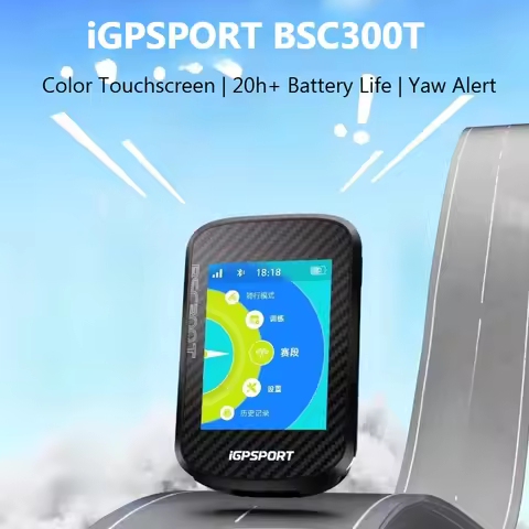 iGPSPORT BSC300T Cycling Computer Color Touchscreen for Road Bikes, with Smart Map Navigation Bicycl