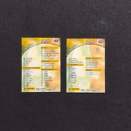 Panini Panini 2004 Italy National Team AZZURRI Star Card Official Catalog Card 139 140