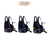 [Loviver] Multifunctional Go Kart Rib Protector Vest Comfortable Adjustable Chest Accessory for Adul