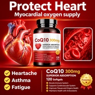 CoQ10 coenzyme q10 supplement 300mg HALAL Heart Energy Booster TTC Anti-aging for men and women dan 