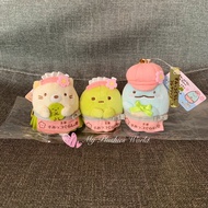 Original San-X Japan Kyoto Ginkakuji / Shimizuzaka Store Limited Edition Sumikko Gurashi Keychain Set (3 Pieces a Set)