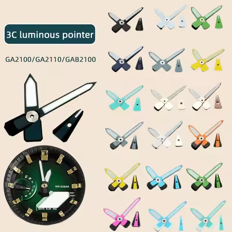 3C luminous pointer CasiOak GA2100 GA2110 GA-B2100 Watch Hour Marker watch hands hour/minute/second 