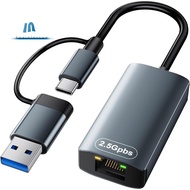 USB LAN Adapter 1000M USB-C Ethernet RJ45 Gigabit Network Adapter Network Adapter