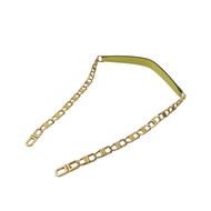 Delvaux 短款D淨化草本形鏈條皮革、金屬和黃金肩帶 1333 [二手] DELVAUX