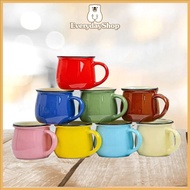 350ml Ceramic Mug / Coffee Tea Water Cup with Handle for Office Home Gift Macaron Cup | Keramik Cawa