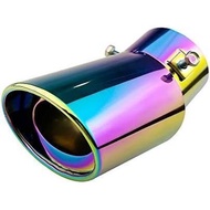Stainless Steel Train Exhaust Head, 2.5 Inch (about 6.4cm) to 3.4 Inch (about 8.6cm) Universal Strai