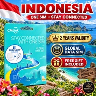 🔥 CMLink Indonesia l Travel Data SIM | Worldwide Internet SIM | No Number Data Only | 2 Years Validi
