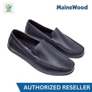 Nathaniel Mainewood FT010 Mens Casual Rubber Black Shoes