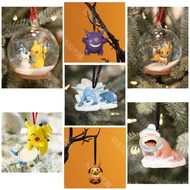 ✅訂購🇬🇧英國 美國 Pokemon Center 限定🎄聖誕裝飾 水晶球 掛飾 比卡超 小卡比 卡比獸 伊貝 冰伊 哞哞鮮奶貝 月伊貝 太陽伊貝 哞哞鮮奶 耿鬼 比超 寵物小精靈 寶可夢