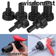 WISDOMEST IBC Tank Adapter Compression Resistance Water Connectors Tap Connector Fitting Tool Outlet Connection