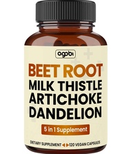 agobi Beet Root Capsules 600mg Milk Thistle 300mg Artichoke Leaf 300mg Dandelion Root 300mg Black Pe