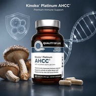 Kinoko Platinum AHCC 750mg Premium Immune Support Supplement