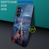 GM75 Softcase Glitter Samsung A26 | A36 | A56 5G | Glossy Silicone Case | Samsung Casing Cover | Mic