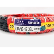 CAMEL / CHEETAH TYRE 70/90X17  CM-519 (TUBELESS) LC135 TAYAR, 125Z TAYAR, EX5 TAYAR, WAVE125 TAYAR, 