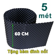5 METERS V6 nursery pot 60CM HIGH, 6mm thick, cut according to customer's length, free screws-77903