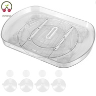 Fridge Lazy Susan Turntable 360°Rotating Rectangular Lazy Susan Organizer Clear Turntable Organizer for Refrigerator Cabinet SHOPTKC3460