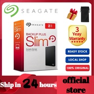 Original Seagate 1TB 2TB Backup Plus Slim External HDD USB 3.0ฮาร์ดไดรฟ์ภายนอก Legal Opisyal Na Diskwento