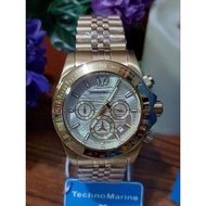 TechnoMarine Manta Ray Steel Gold Tone Men's Watch, 42mm