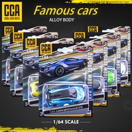 CCA 1/64 Famous Model Car Alloy Diecast Toys AUDI TOYOTA MASERATI NISSAN BMW Classic Super Racing Ca