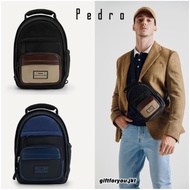 Tas Pria Pedro Two Way Faux Fur Mini Backpack Original Ransel