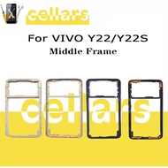 Back cover Housing Middle frame For vivo Y35 Y22 Y22S V2026 V2027 Replacement