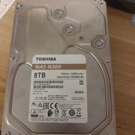 （不明故障，無法讀取）Toshiba N300 3.5吋 8TB 7200RPM/128MB NAS硬碟