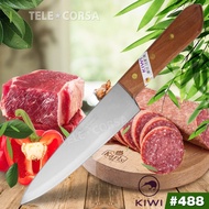 มีดKIWI มีดแล่เนื้อปลายแหลมสแตนเลสด้ามไม้ ขนาด8 นิ้วNo. 488 รุ่น Kitchen-knife-kiwi-488-02A-Boss-p