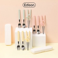 Edison Kids Stainless Steel Chopstick Set for Chopstick Practice