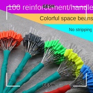 GESH 200pcs Fishing Bobber Stopper, Line Tackle Accessories Fishing Supply Rubber Bean,  Float 6size