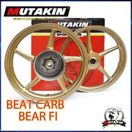 MUTAKIN Mags 522 Honda BEAT CARB/FI 21T Front Disc Brake 4 Holes Rear Drum Brake 1.6*1.85*14