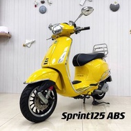 2019年 Vespa 衝刺125 ABS🔝車況如新車 保桿、書包架實用配備！