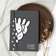 【Pinkoi x miffy】米飛兔 Miffy文具系列 明信片 我們都在3