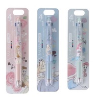 日本Disney SARASA multi 鉛芯+四色原子筆 Ariel Belle Alice