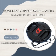 Front Lens Cap 49mm 55mm 62mm For Sony Lens Camera