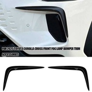 For Toyota Corolla Cross 2025 2026 ABS Front Bumper Fog Light Decoration Special Bright Strip