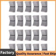 20Pcs 24mmx11mmx10mm Console Mixer Slider Fader Knobs Replacement for Potentiometer Gray Knob Black 