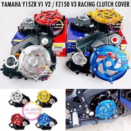 YAMAHA Y15ZR V1 V2 / FZ150 V3 SUM RACING TRANSPARENT CLUTCH COVER CASE CNC ALLOY Y15 FZ ENGINE GOLD 